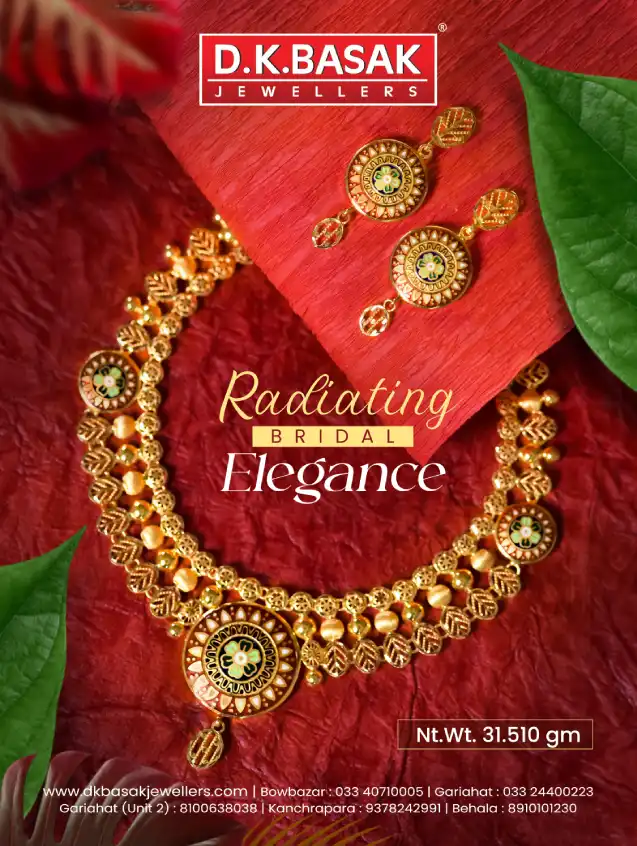 DK Basak gold Necklace