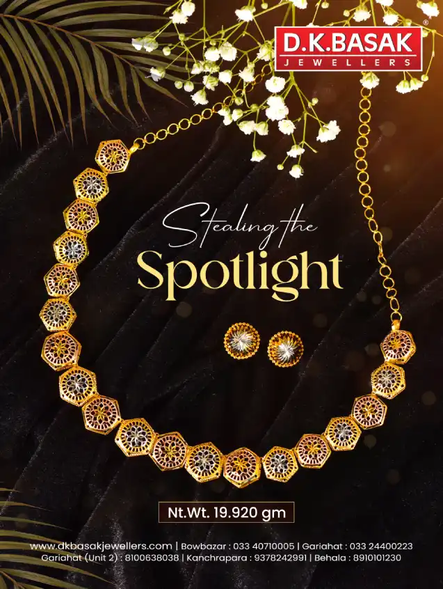 DK Basak gold Necklace
