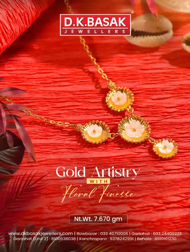 DK Basak gold Necklace