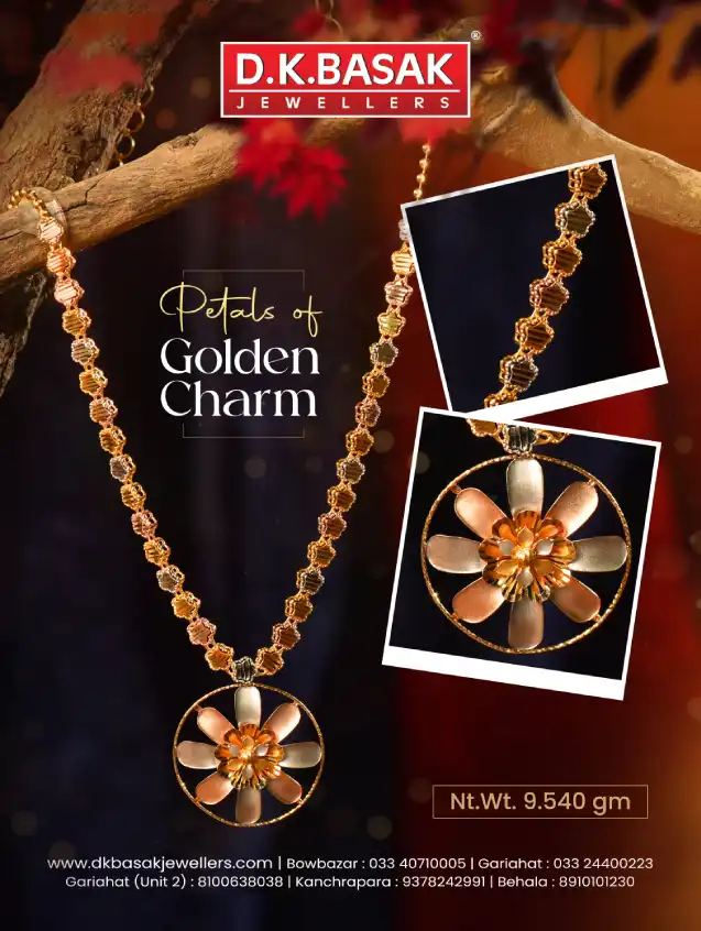 DK Basak gold Necklace