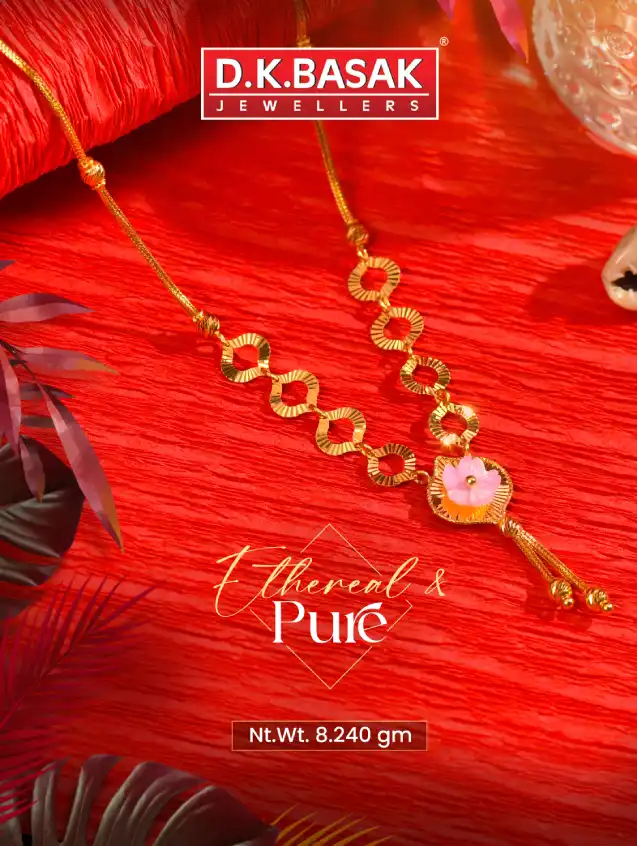 DK Basak gold Necklace