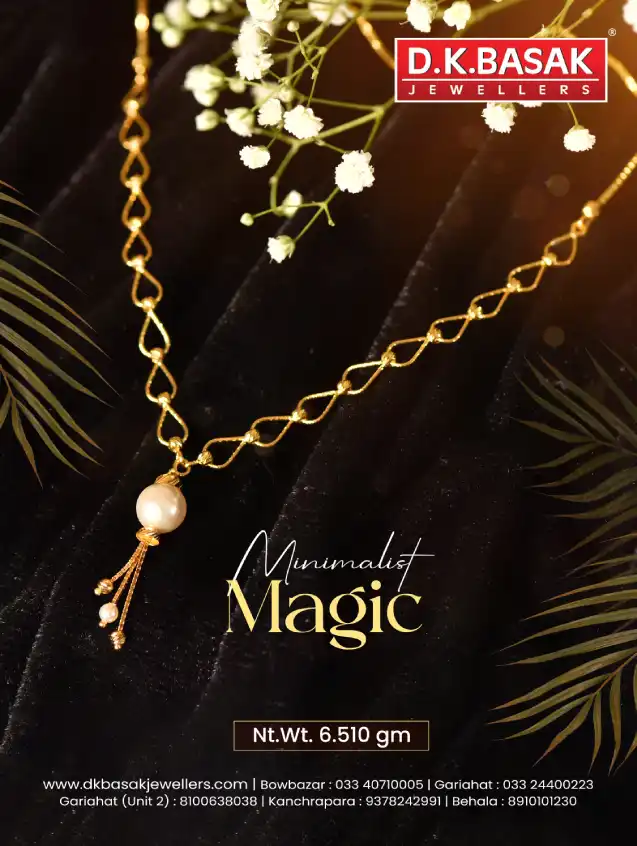 DK Basak gold Necklace